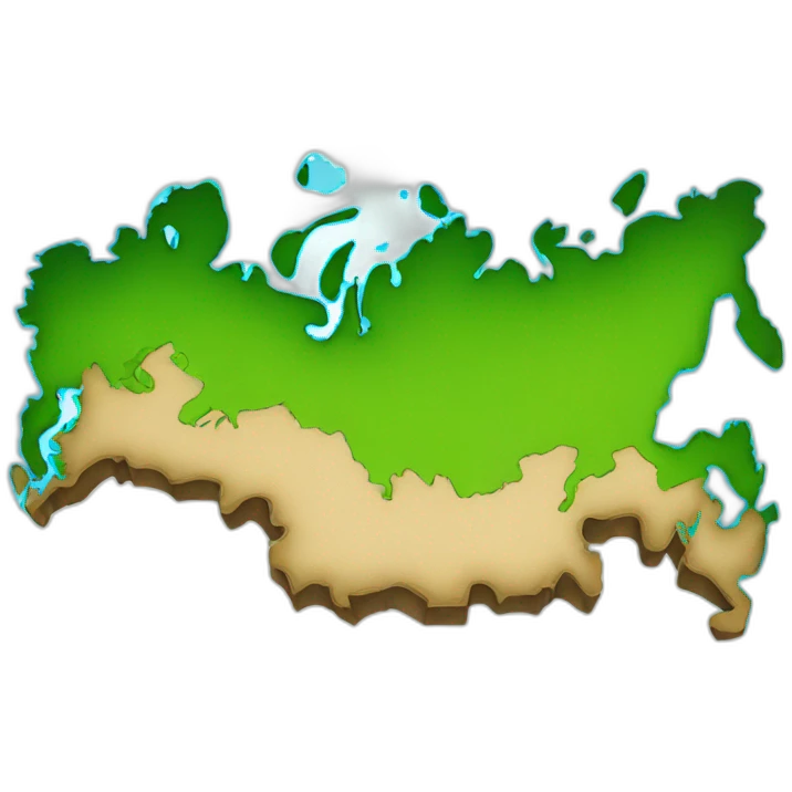 russia map emoji