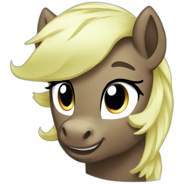 Aqua poney emoji