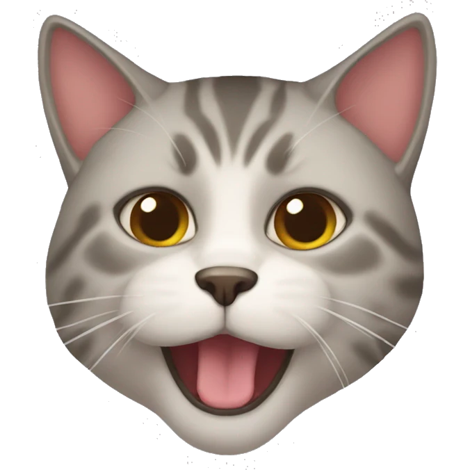Gato con mansana emoji