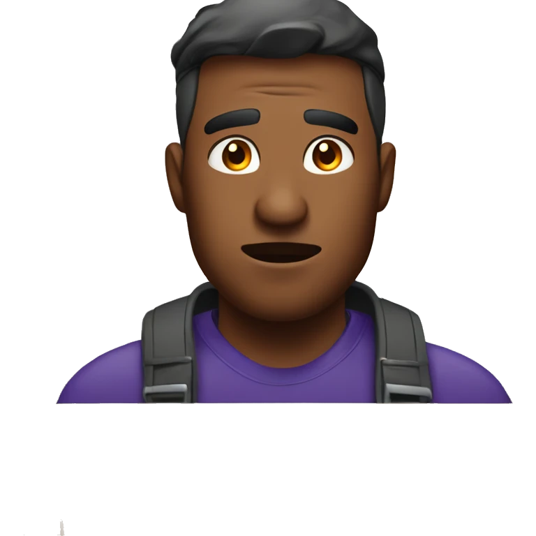 Fedex delivery guy upset emoji