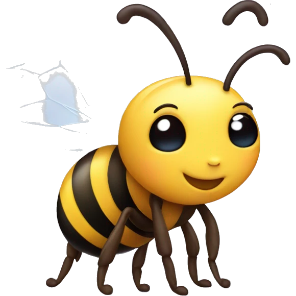 Cute bee emoji