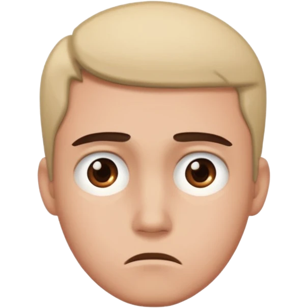 Person feeling disappointed emoji