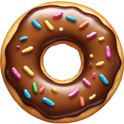 Glazed donut emoji