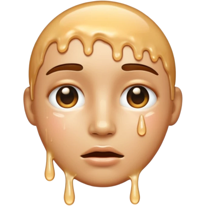 Cum dripping on face emoji