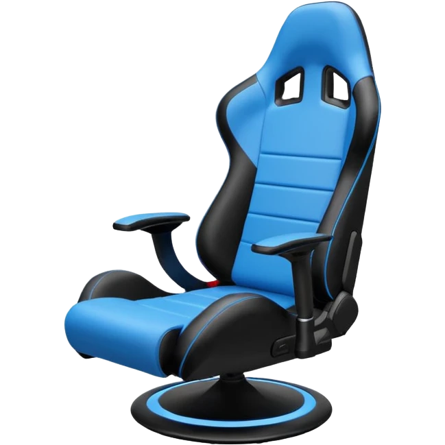 gamer seat blue emoji