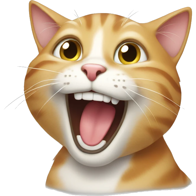 Cat laughing emoji