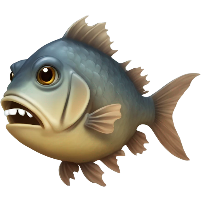 Ugly fish emoji