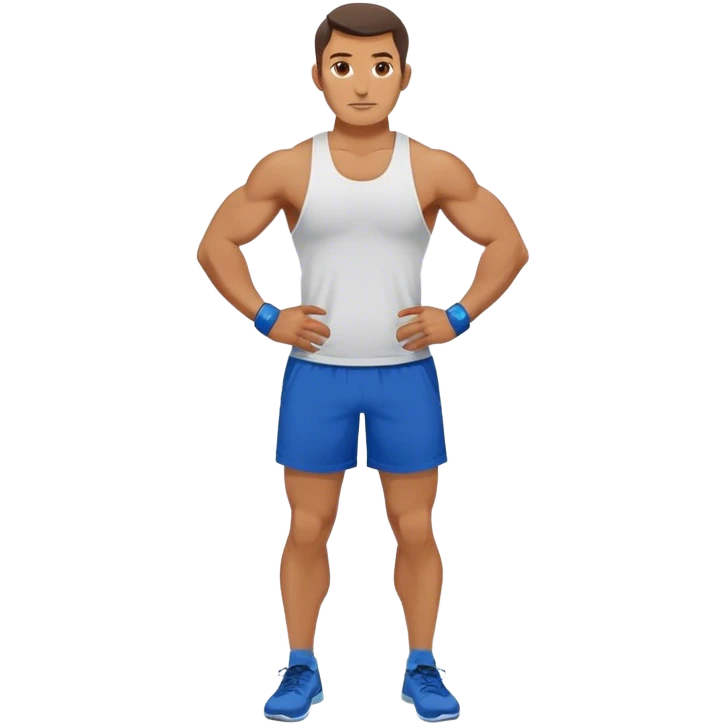 guy with blue shorts Kettlebell Exercises emoji
