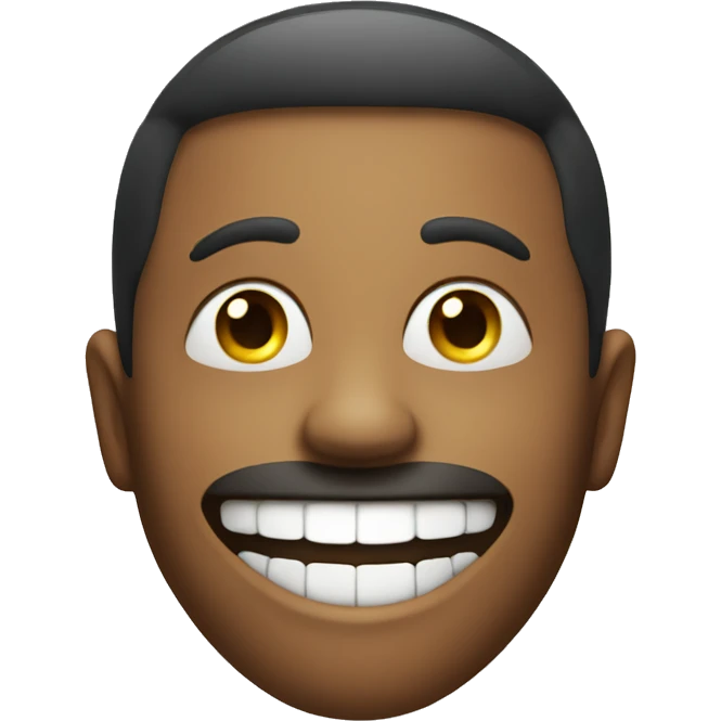 smile with a gin in mouth emoji