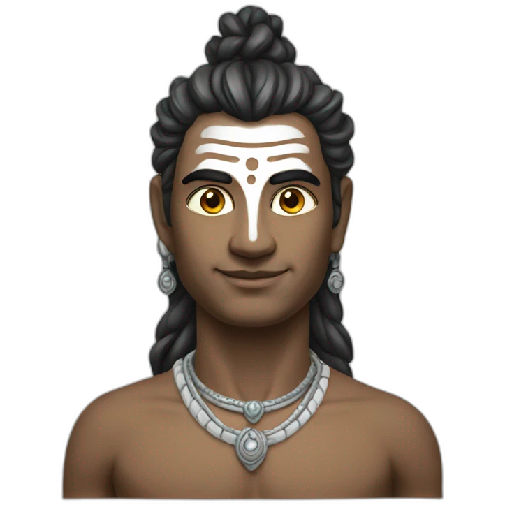 Shiva-white-skin emoji