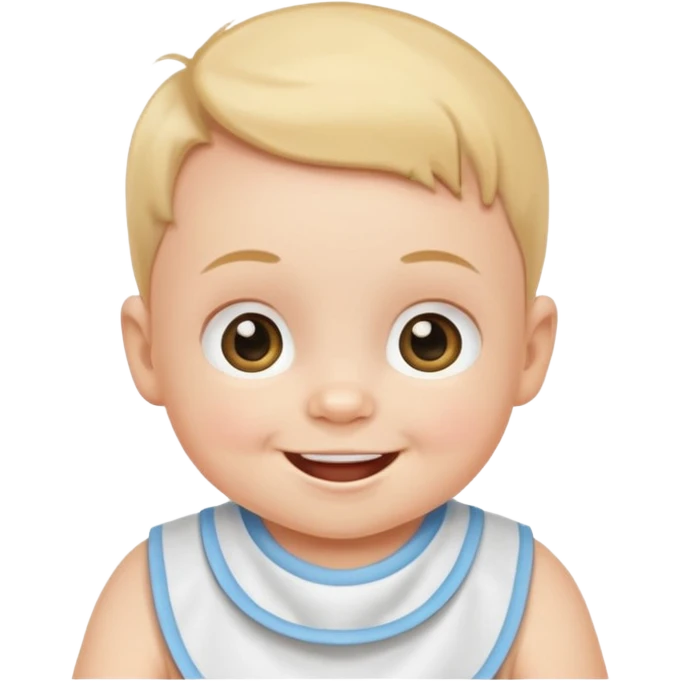 baby with bib emoji