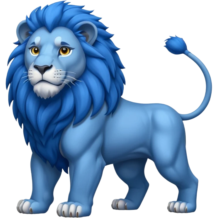 blue lion emoji