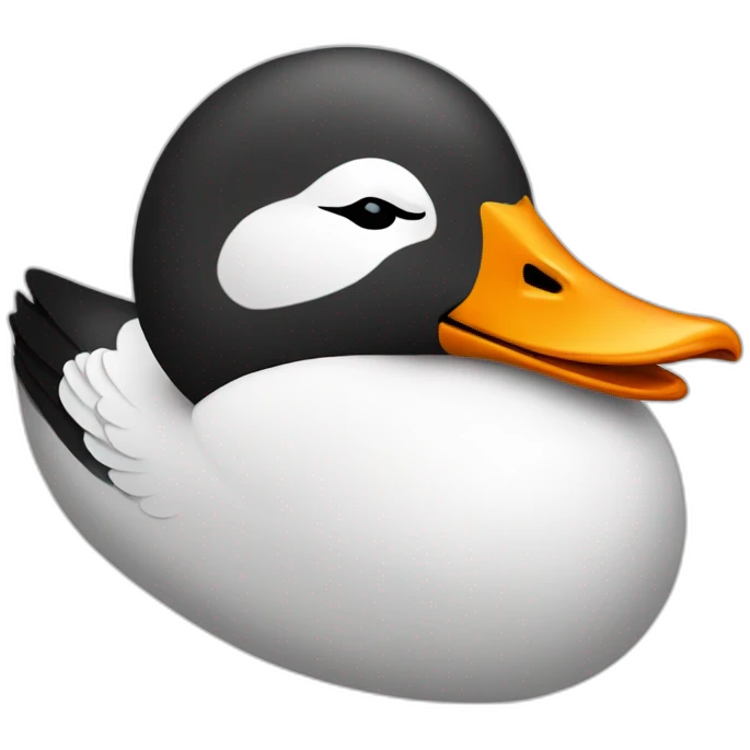 Sleeping goose emoji