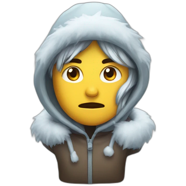 freezing cold emoji