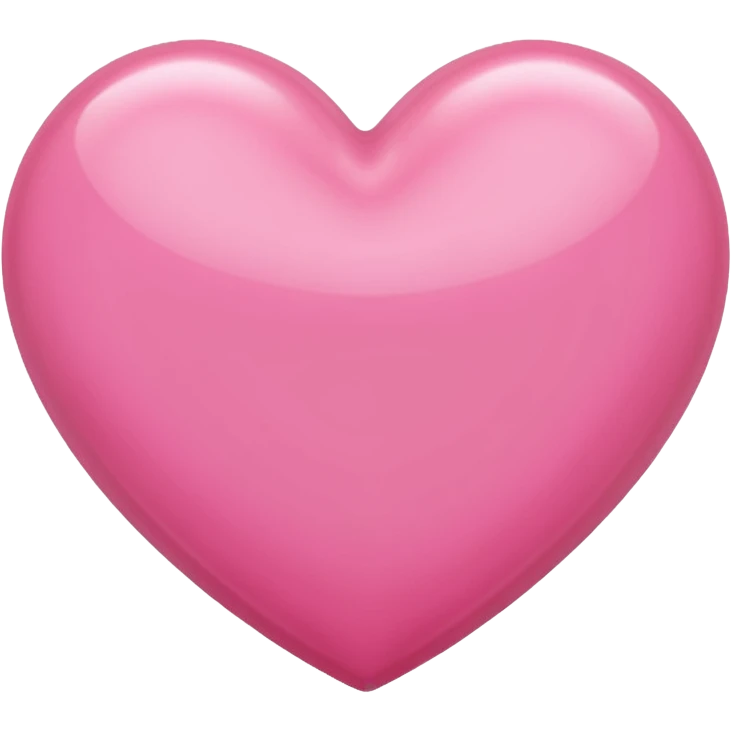 ppink heart to represent love emoji