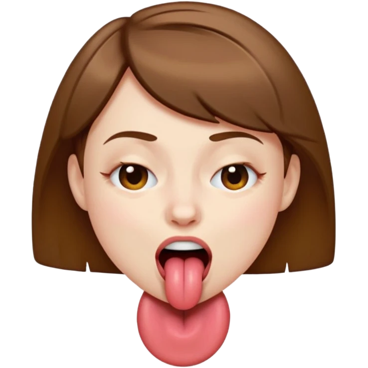 original emoji look with winkey face tongue out and cringey emoji