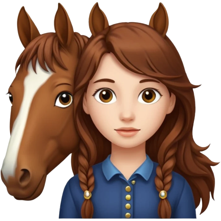 Girl with horse body emoji