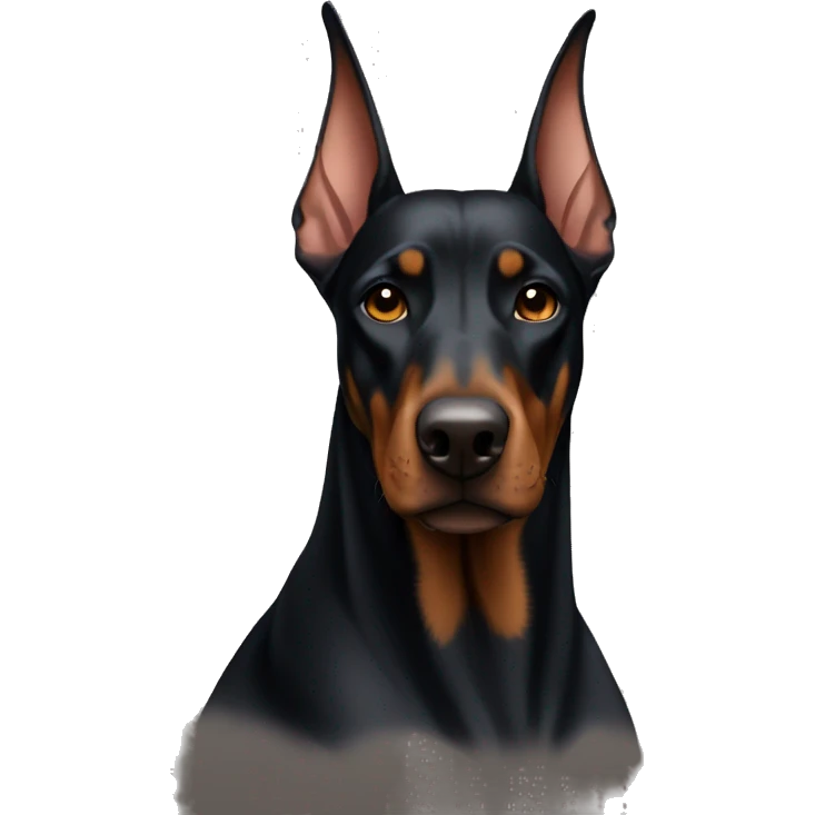 Shadow Doberman  emoji