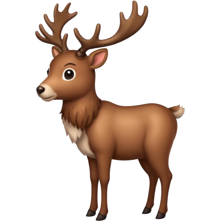 reindeer emoji