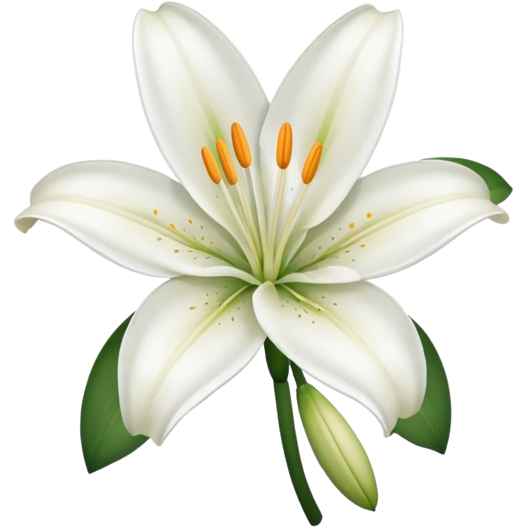 Lily flower emoji