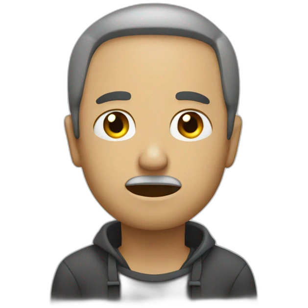 Homme qui pleure emoji