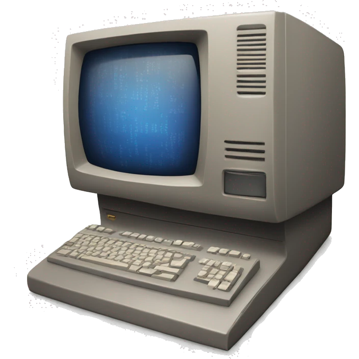 Old computer emoji