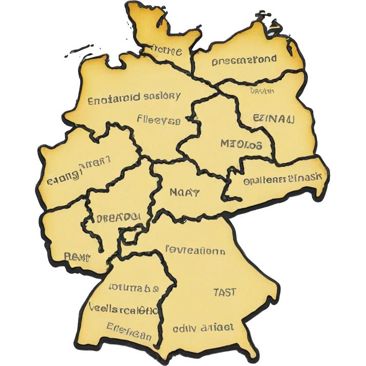 Germany map  emoji