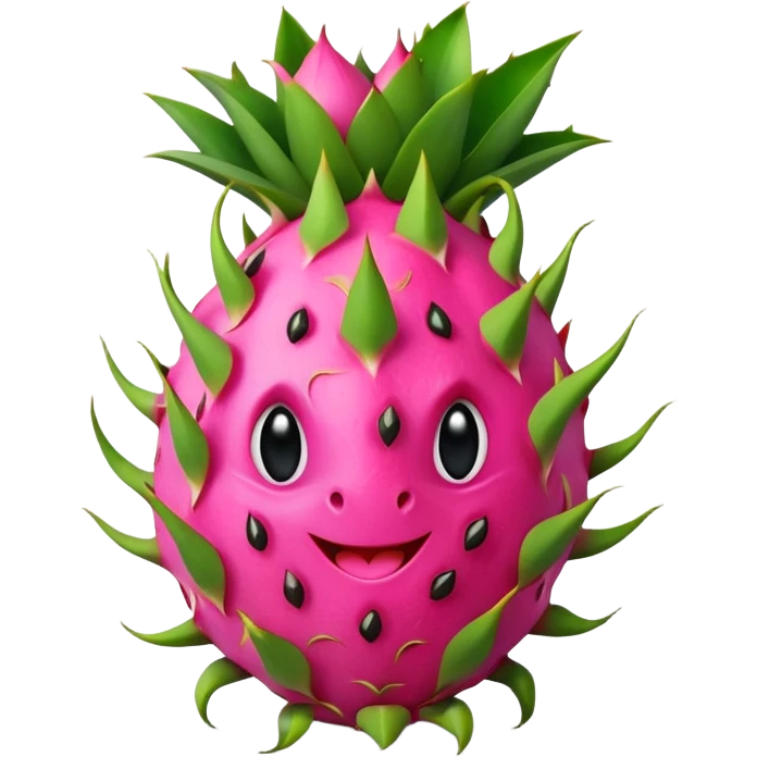 Dancing dragon fruit emoji
