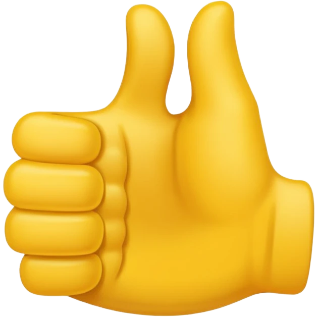 thumbs up emoji, positive and bold emoji