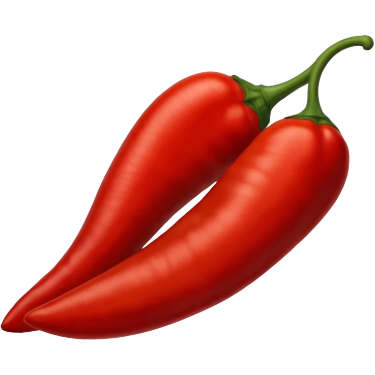 one half chili spice emoji