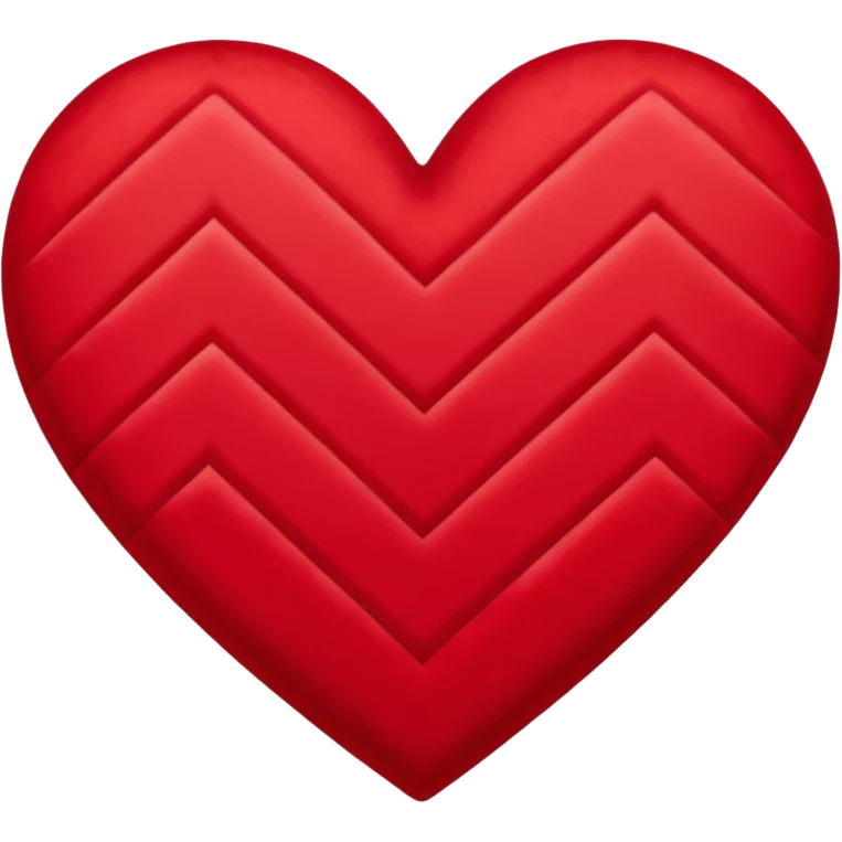 heart with a velvet chevron emoji