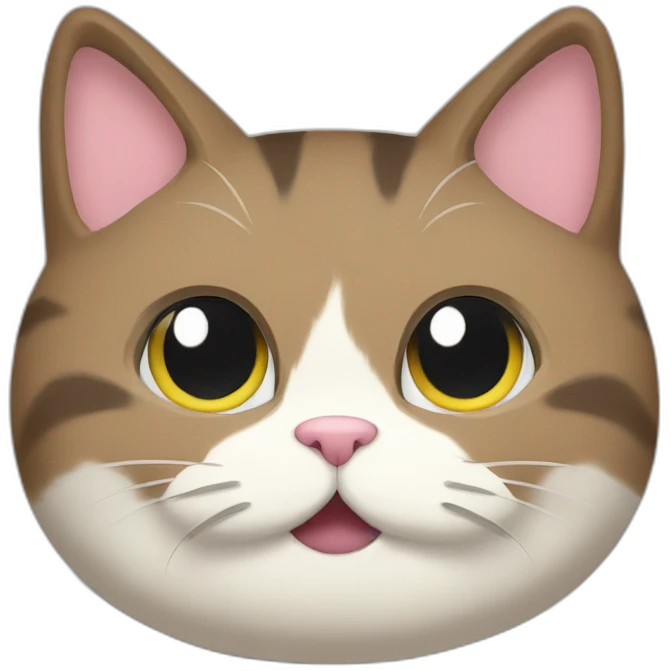 cat eating kibble emoji