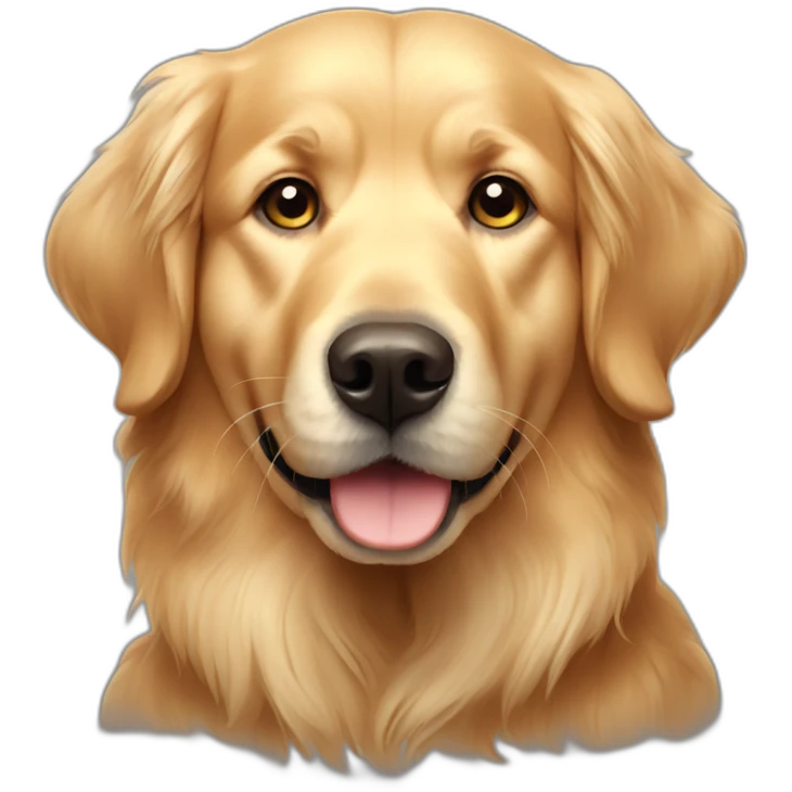 old golden retriever emoji