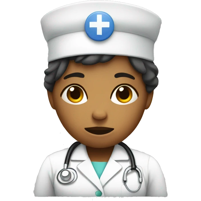Nurse tired emoji