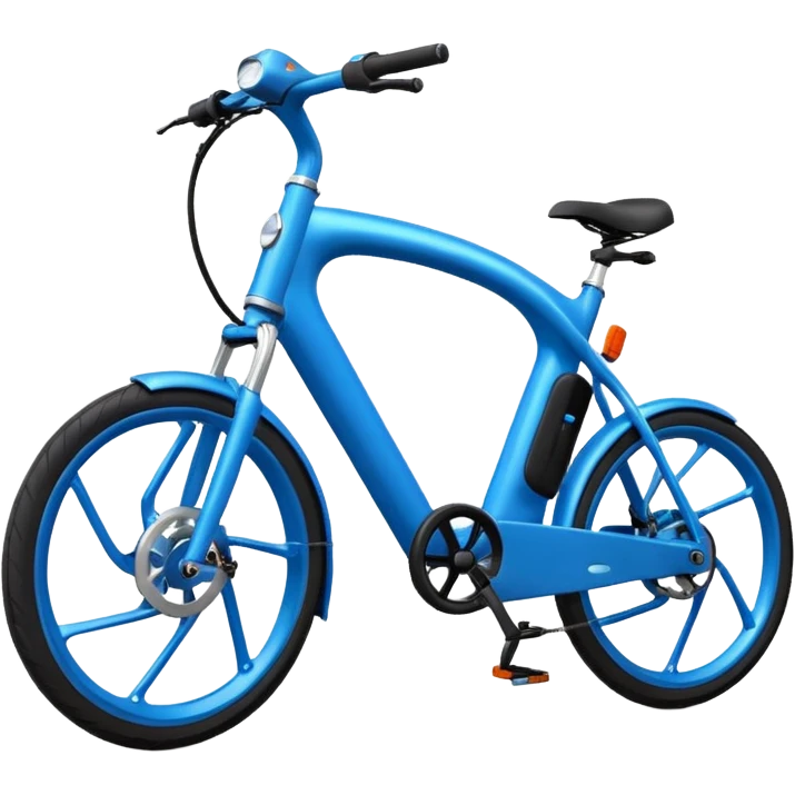 blue electric bicycle emoji