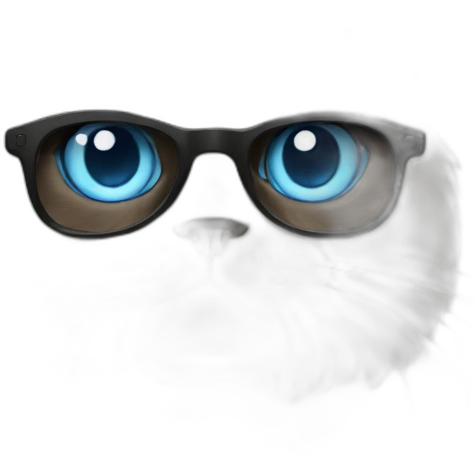 himalayan cat dj blue eyes emoji