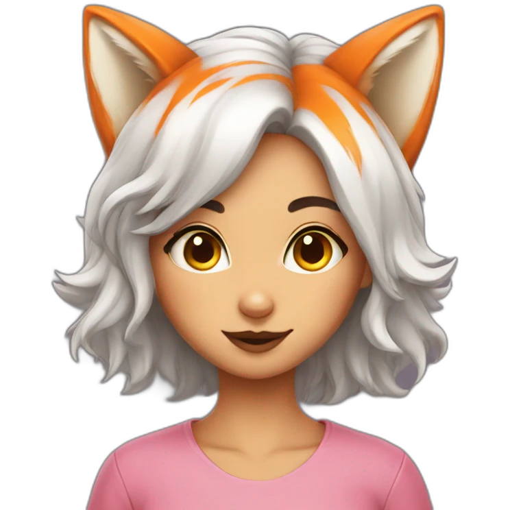 Fox girl emoji