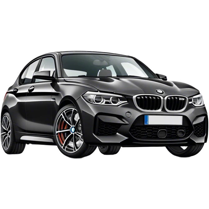 bmw m140i in black emoji