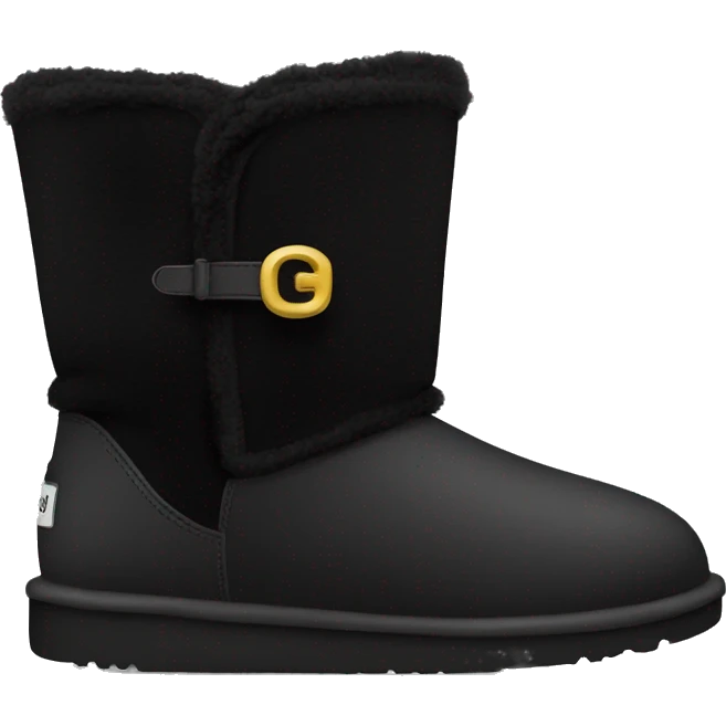 Black ugg boots emoji