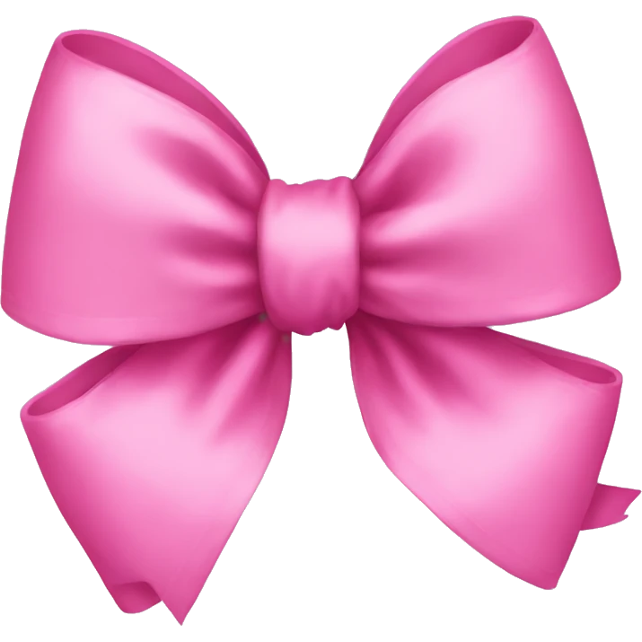 Pink bow emoji