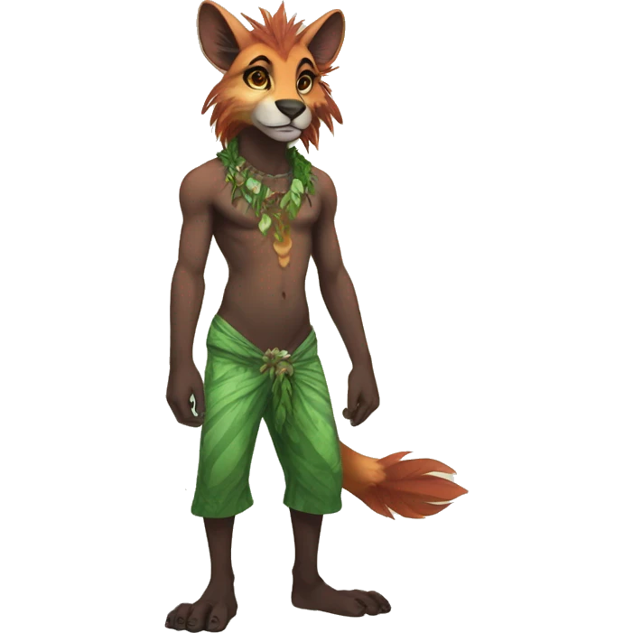  Tropical anthro vernid full body furry fursona LiLaiRa emoji