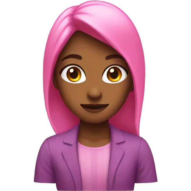 N pink emoji