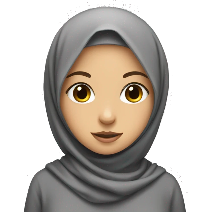 girl with hijab and hoodie on emoji