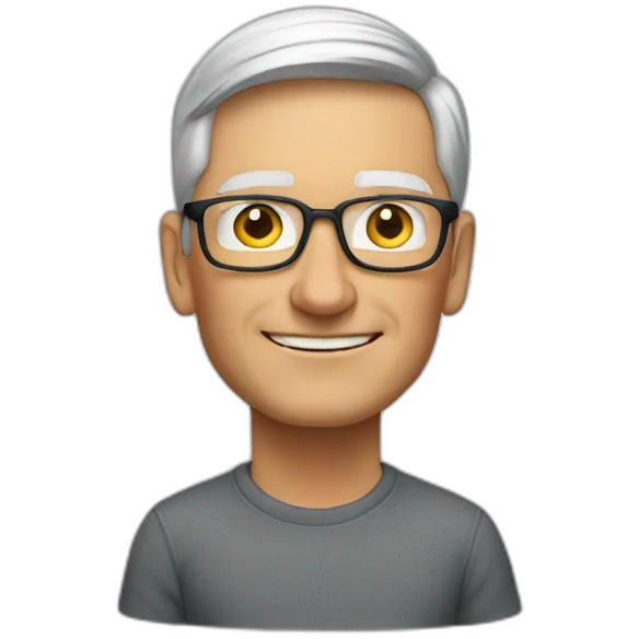 tim-cook-say-good-morning emoji