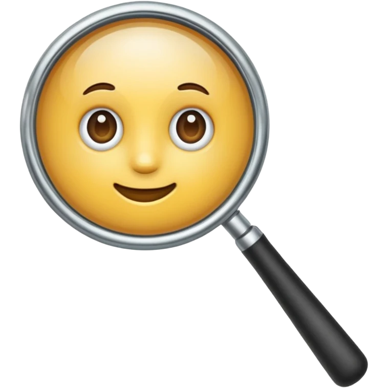 magnifying glass emoji