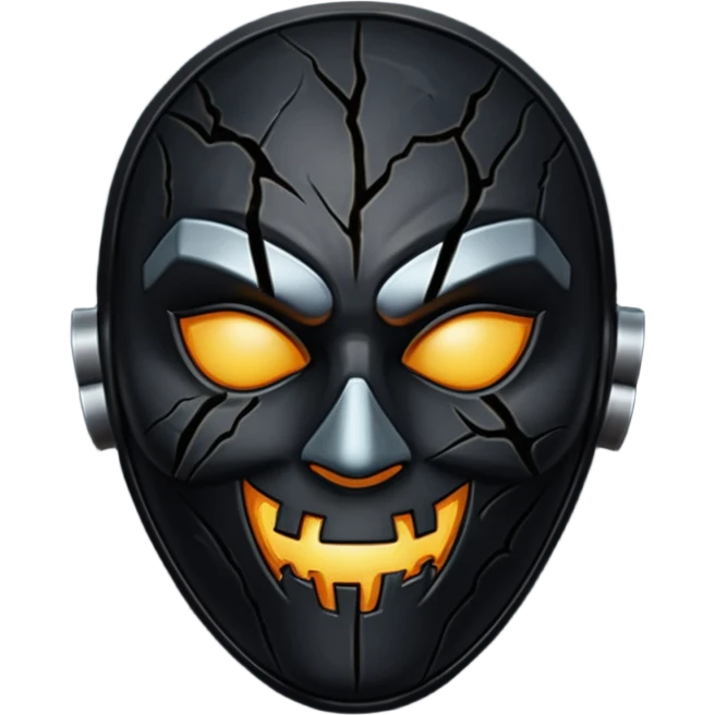 haunted dark mask emoji