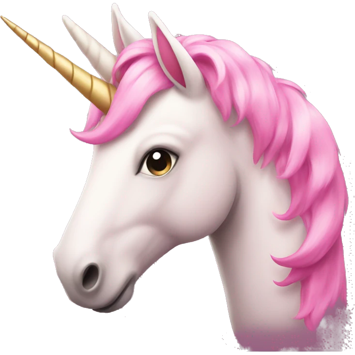 Pink unicorn  emoji