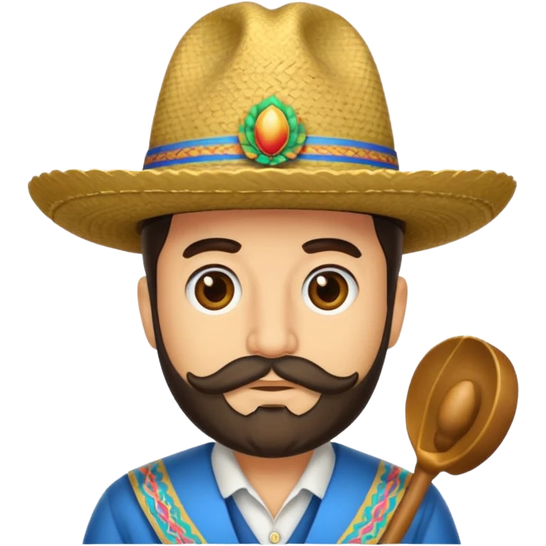 Un señor con sombrero y barba al estilo culiacan  emoji