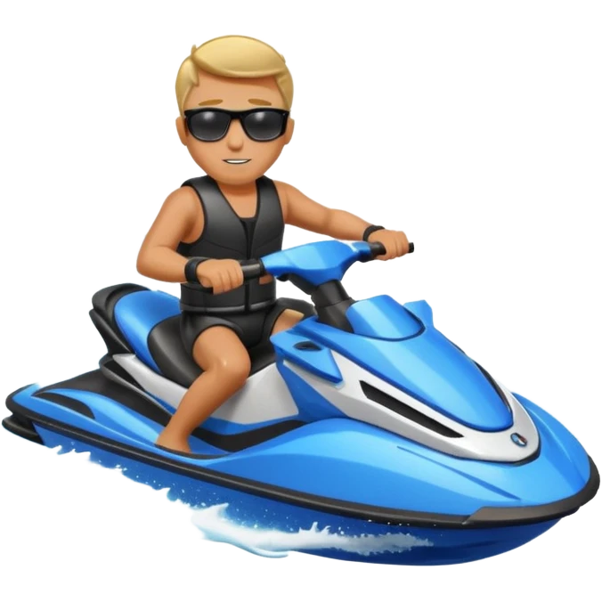 Bad boy on the JetSki emoji