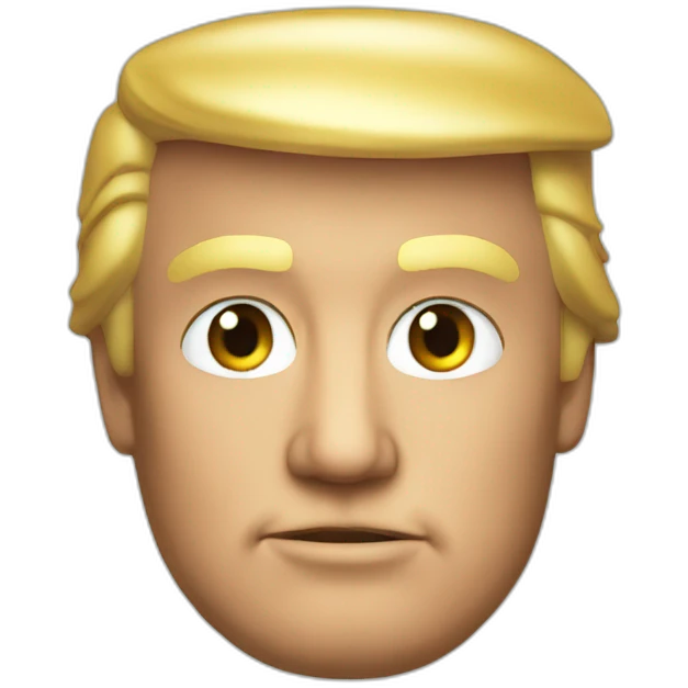 donald trump head emoji